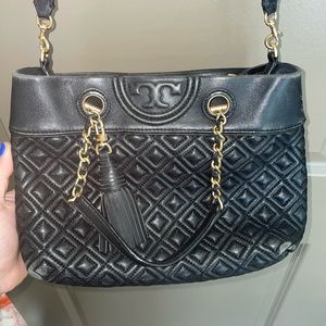 Tory Burch Crossbody Black Leather bag